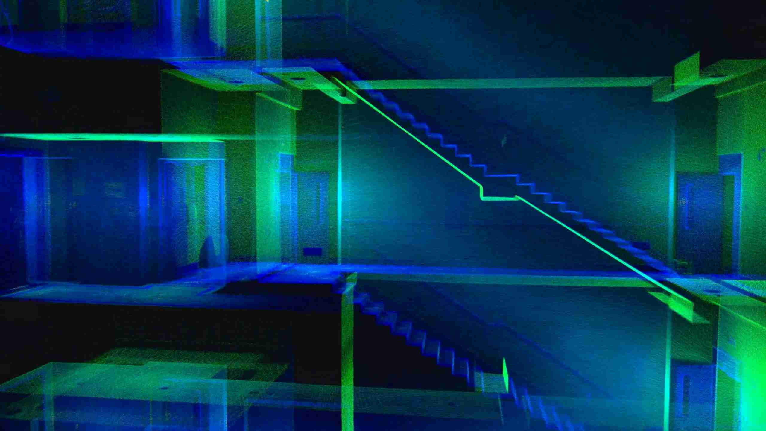 Point cloud scan background